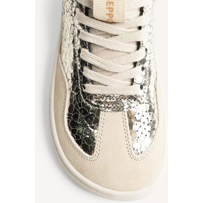 Gioseppo Zapatillas deportivas de mujer barefoot craqueladas en acabado metalizado. (39) Oro mujer Gioseppo Zapatillas deportivas de mujer barefoot craqueladas en acabado metalizado. (39) Oro mujer