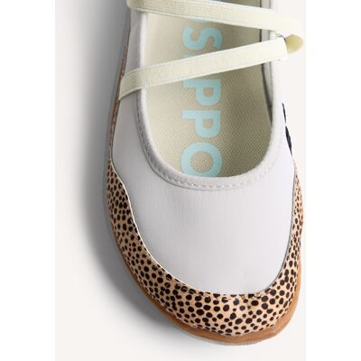 Gioseppo Bailarinas planas de mujer deportivas de piel con estampado animal barefoot. (40) Gris mujer Gioseppo Bailarinas planas de mujer deportivas de piel con estampado animal barefoot. (40) Gris mujer