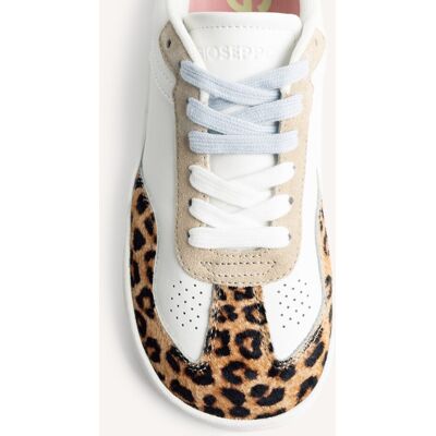 Gioseppo Zapatillas deportivas de mujer de piel barefoot con estampado animal y brillo. (42) Estampado mujer Gioseppo Zapatillas deportivas de mujer de piel barefoot con estampado animal y brillo. (42) Estampado mujer