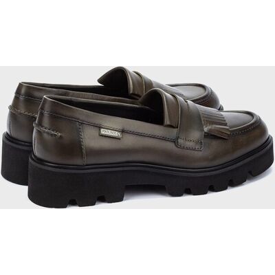 Pikolinos Mocasines de mujer de piel con suela extraligera. (39) Kaki mujer Pikolinos Mocasines de mujer de piel con suela extraligera. (39) Kaki mujer
