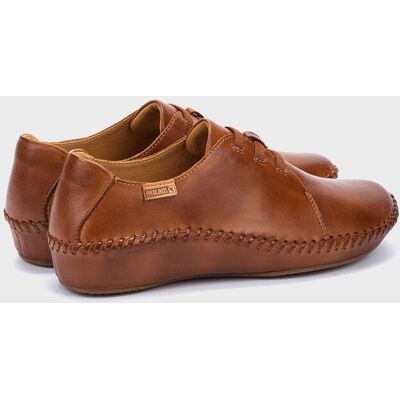Pikolinos Mocasines de mujer de piel con cordones elásticos. (41) Marrón mujer Pikolinos Mocasines de mujer de piel con cordones elásticos. (41) Marrón mujer