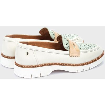 Pikolinos Mocasines de mujer de piel con suela extraligera. (36) Blanco mujer Pikolinos Mocasines de mujer de piel con suela extraligera. (36) Blanco mujer