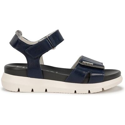Fluchos Sandalias de cuña de mujer fabricadas en piel. (40) Azul mujer Fluchos Sandalias de cuña de mujer fabricadas en piel. (40) Azul mujer