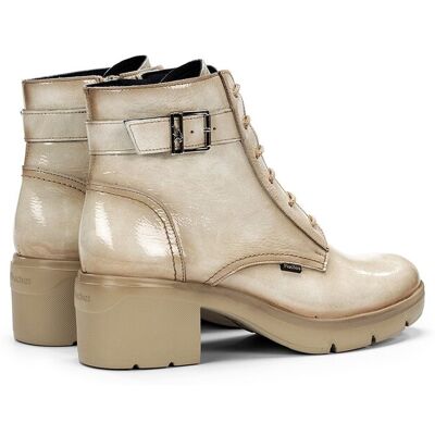 Fluchos Botines de mujer fabricados en charol. (39) Beige mujer Fluchos Botines de mujer fabricados en charol. (39) Beige mujer