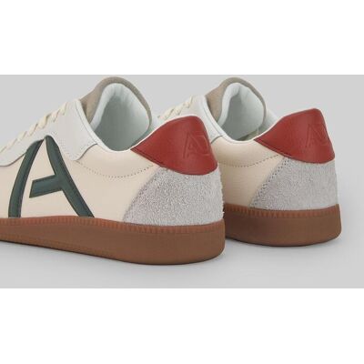 Adolfo Dominguez Zapatillas básicas de mujer en piel y ante. (40) Beige / Blanco mujer Adolfo Dominguez Zapatillas básicas de mujer en piel y ante. (40) Beige / Blanco mujer