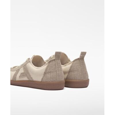 Adolfo Dominguez Zapatillas básicas de mujer con maxi logo. (37) Beige mujer Adolfo Dominguez Zapatillas básicas de mujer con maxi logo. (37) Beige mujer