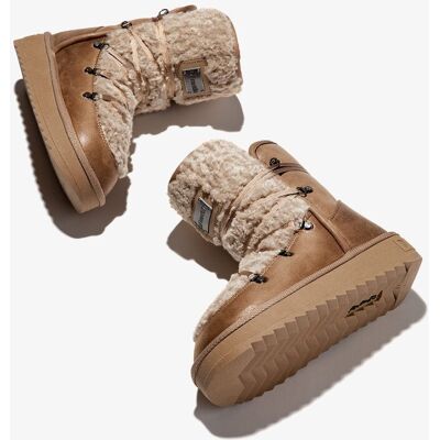 D.Franklin Botas australianas de mujer con forro de pelo Nordic fur. (37) Marrón mujer D.Franklin Botas australianas de mujer con forro de pelo Nordic fur. (37) Marrón mujer