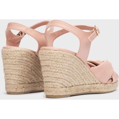 Wonders Alpargatas de cuñas de mujer de piel con hebilla. (41) Beige mujer Wonders Alpargatas de cuñas de mujer de piel con hebilla. (41) Beige mujer