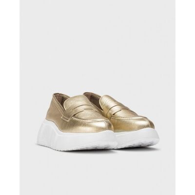 Wonders Mocasines de mujer de piel. (38) Oro mujer Wonders Mocasines de mujer de piel. (38) Oro mujer