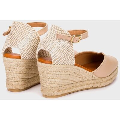 Wonders Alpargatas de mujer de piel. (38) Beige mujer Wonders Alpargatas de mujer de piel. (38) Beige mujer