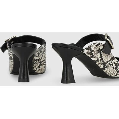 Lodi Mules de mujer con tacón en piel efecto animal print. (35) Gris mujer Lodi Mules de mujer con tacón en piel efecto animal print. (35) Gris mujer