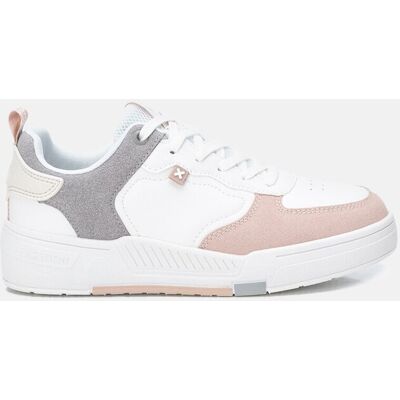 XTI Zapatillas deportivas de mujer con cordones. (36) Blanco / Gris mujer XTI Zapatillas deportivas de mujer con cordones. (36) Blanco / Gris mujer