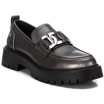 XTI Mocasines de mujer de material vegano con hebilla decorativa. (41) Gris mujer XTI Mocasines de mujer de material vegano con hebilla decorativa. (41) Gris mujer