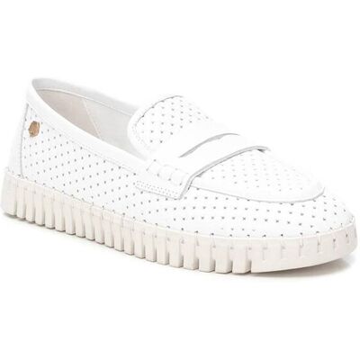 Carmela Mocasines de mujer de piel. (40) Blanco mujer Carmela Mocasines de mujer de piel. (40) Blanco mujer