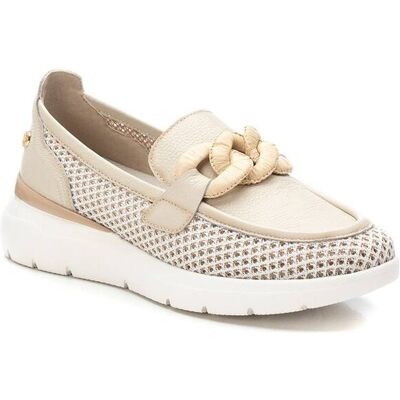 Carmela Mocasines de mujer de piel con suela de goma. (40) Beige/Marrón mujer Carmela Mocasines de mujer de piel con suela de goma. (40) Beige/Marrón mujer