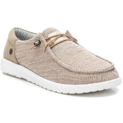 XTI Zapatos de cordones de mujer con suela de goma. (37) Beige mujer XTI Zapatos de cordones de mujer con suela de goma. (37) Beige mujer