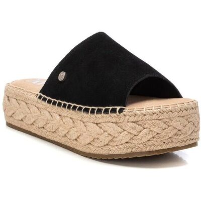 XTI Sandalias de mujer de piel. (35) Negro mujer XTI Sandalias de mujer de piel. (35) Negro mujer