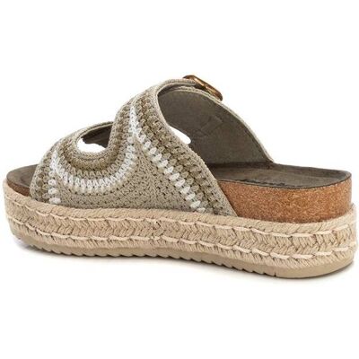 Mulas Kaki Refresh - Calzado Casual Femenino Mulas Kaki Refresh - Calzado Casual Femenino