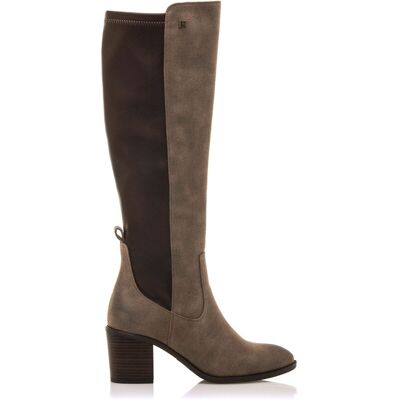 mustang Botas básicas altas de mujer con tacón ancho. (36) Marrón oscuro mujer mustang Botas básicas altas de mujer con tacón ancho. (36) Marrón oscuro mujer