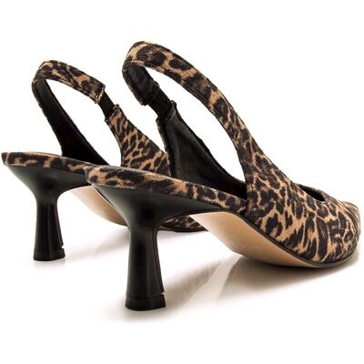 mustang Zapatos de salón de mujer de estilo destalonado. (39) Marrón / Naranja mujer mustang Zapatos de salón de mujer de estilo destalonado. (39) Marrón / Naranja mujer