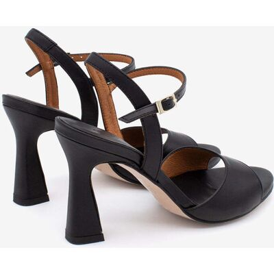 Ángel Alarcón Sandalias de vestir de mujer ankle strap y tacón de piel, DORAT. (36) Negro mujer Ángel Alarcón Sandalias de vestir de mujer ankle strap y tacón de piel, DORAT. (36) Negro mujer