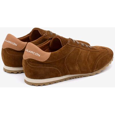 Ángel Alarcón Zapatillas de piel de mujer cómodo. (37) Marrón chocolate mujer Ángel Alarcón Zapatillas de piel de mujer cómodo. (37) Marrón chocolate mujer
