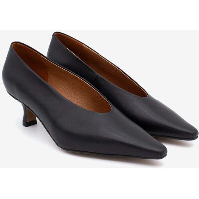 Ángel Alarcón Zapatos de salón de mujer de napa de tacón fino. (37) Negro mujer Ángel Alarcón Zapatos de salón de mujer de napa de tacón fino. (37) Negro mujer