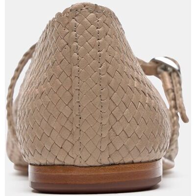 Lottusse Bailarinas Summer de mujer de piel trenzada. (41) Beige mujer Lottusse Bailarinas Summer de mujer de piel trenzada. (41) Beige mujer