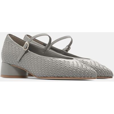 Lottusse Bailarinas con tacón Carla de mujer de piel. (35) Gris mujer Lottusse Bailarinas con tacón Carla de mujer de piel. (35) Gris mujer