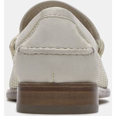 Lottusse Mocasines de mujer de piel estampada. (38) Blanco mujer Lottusse Mocasines de mujer de piel estampada. (38) Blanco mujer