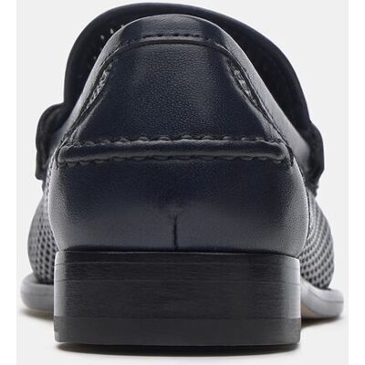 Lottusse Mocasines de mujer de piel estampada. (40) Azul marino mujer Lottusse Mocasines de mujer de piel estampada. (40) Azul marino mujer