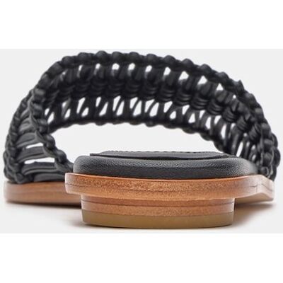 Lottusse Sandalias planas Edit de mujer de piel caprina. (38) Negro mujer Lottusse Sandalias planas Edit de mujer de piel caprina. (38) Negro mujer