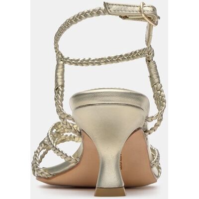 Lottusse Sandalias de tacón de tiras Edit de mujer de piel. (40) Oro mujer Lottusse Sandalias de tacón de tiras Edit de mujer de piel. (40) Oro mujer