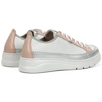 Fluchos Zapatos de cordones de mujer fabricados en piel. (35) Gris mujer Fluchos Zapatos de cordones de mujer fabricados en piel. (35) Gris mujer