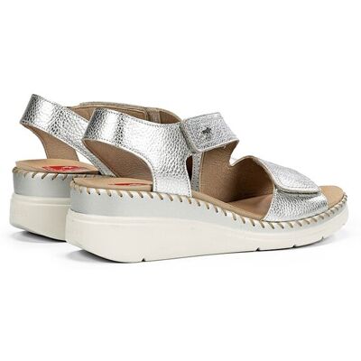 Fluchos Sandalias de mujer fabricados en piel. (41) Plata mujer Fluchos Sandalias de mujer fabricados en piel. (41) Plata mujer