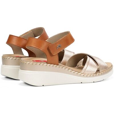 Fluchos Sandalias de mujer fabricados en piel. (41) Oro mujer Fluchos Sandalias de mujer fabricados en piel. (41) Oro mujer