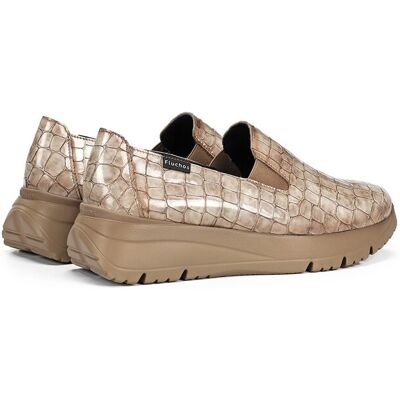 Fluchos Mocasines de mujer fabricados en charol. (40) Beige mujer Fluchos Mocasines de mujer fabricados en charol. (40) Beige mujer