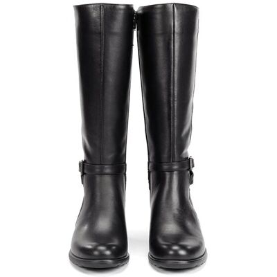 Fluchos Botas de mujer fabricados en piel. (38) Negro mujer Fluchos Botas de mujer fabricados en piel. (38) Negro mujer