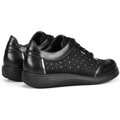 Fluchos Zapatos de cordones de mujer fabricados en piel. (38) Gris oscuro mujer Fluchos Zapatos de cordones de mujer fabricados en piel. (38) Gris oscuro mujer