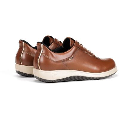 Fluchos Zapatos de cordones de mujer fabricados en piel. (35) Marrón / Blanco roto mujer Fluchos Zapatos de cordones de mujer fabricados en piel. (35) Marrón / Blanco roto mujer
