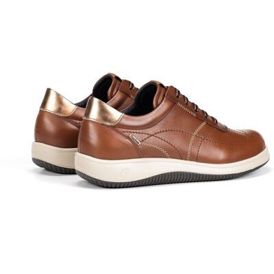 Fluchos Zapatos de cordones de mujer fabricados en piel. (37) Marrón oscuro mujer Fluchos Zapatos de cordones de mujer fabricados en piel. (37) Marrón oscuro mujer