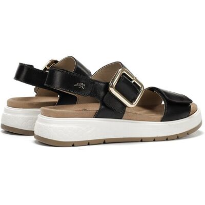 Fluchos Sandalias de mujer fabricados en piel. (35) Negro mujer Fluchos Sandalias de mujer fabricados en piel. (35) Negro mujer