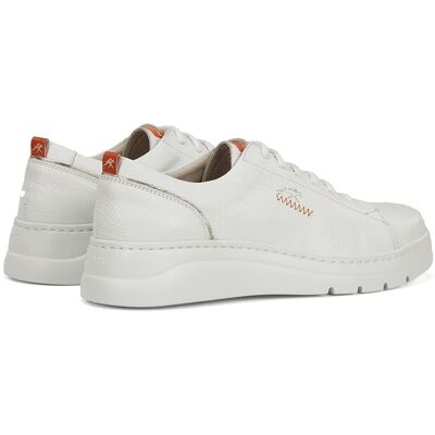 Fluchos Zapatos de cordones de mujer fabricados en piel. (35) Blanco mujer Fluchos Zapatos de cordones de mujer fabricados en piel. (35) Blanco mujer