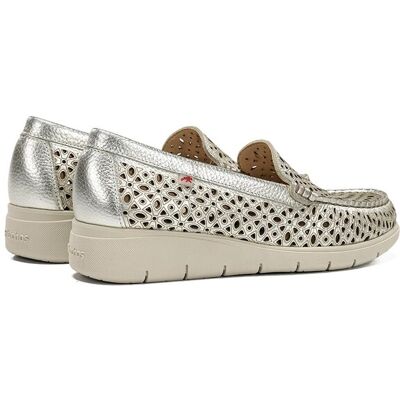 Fluchos Mocasines de mujer fabricados en piel. (41) Oro mujer Fluchos Mocasines de mujer fabricados en piel. (41) Oro mujer