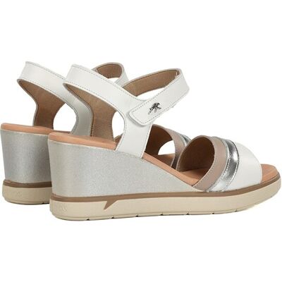 Fluchos Sandalias de mujer fabricados en piel. (41) Blanco mujer Fluchos Sandalias de mujer fabricados en piel. (41) Blanco mujer
