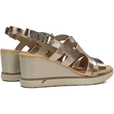 Fluchos Sandalias de mujer fabricados en piel. (37) Oro mujer Fluchos Sandalias de mujer fabricados en piel. (37) Oro mujer