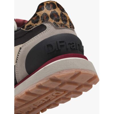 D.Franklin Zapatillas deportivas de mujer con estampado animal Vibla. (41) Negro / Natural mujer D.Franklin Zapatillas deportivas de mujer con estampado animal Vibla. (41) Negro / Natural mujer