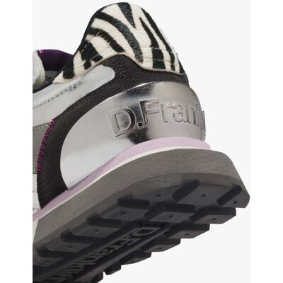 D.Franklin Zapatillas deportivas de mujer con estampado animal Vibla. (39) Blanco / Negro mujer D.Franklin Zapatillas deportivas de mujer con estampado animal Vibla. (39) Blanco / Negro mujer