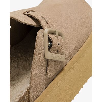 D.Franklin Zuecos de mujer con plataforma y gamuza exterior de vacuno Vibe clog. (41) Marrón mujer D.Franklin Zuecos de mujer con plataforma y gamuza exterior de vacuno Vibe clog. (41) Marrón mujer