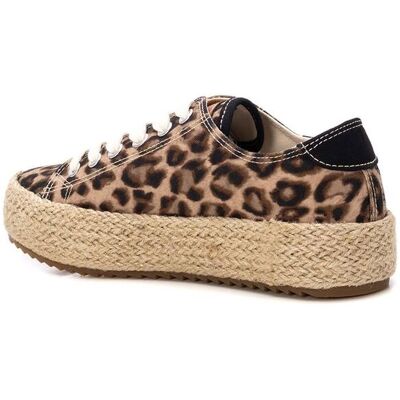Refresh Zapatillas básicas de mujer con cordones y suela de yute. (39) Estampado mujer Refresh Zapatillas básicas de mujer con cordones y suela de yute. (39) Estampado mujer